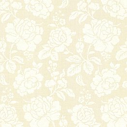 Sloane Cream Rose Trail Wallpaper