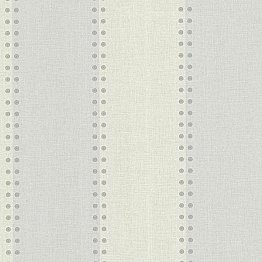 Cullen Light Grey Nailhead Stripe Wallpaper
