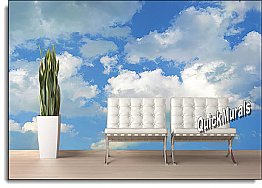 Clouds Peel & Stick Canvas Wall Mural