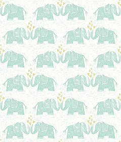Elephants Love Wallpaper