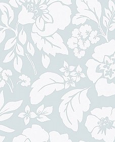 Avens Mint Floral Wallpaper