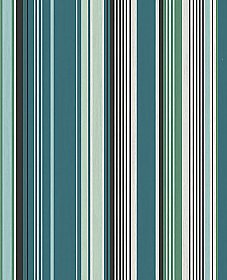 Svea Teal Stripe Wallpaper