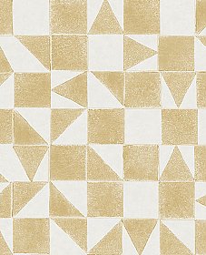 Robyn Wheat Geometric Wallpaper