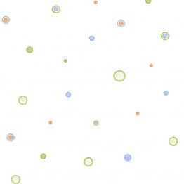 Devin Orange Bubble Dots Wallpaper