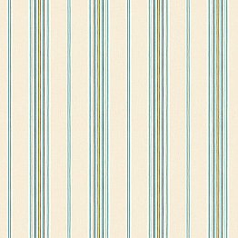 Kylie Aqua Cabin Stripe Wallpaper