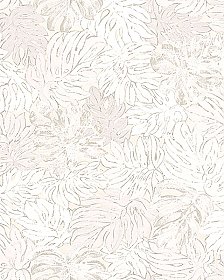 Cedar White Botanical Wallpaper