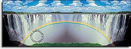 Rainbow Falls Mural Rainbow 4