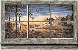Rustic Window Mural WD4302M