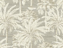 Dream Of Palm Trees Grey Texture Wallpaper
