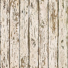 Genley White Faux Weathered Wood Wallpaper