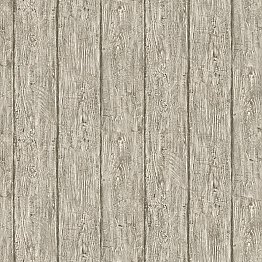 Outerbanks Grey Faux Wood Wallpaper