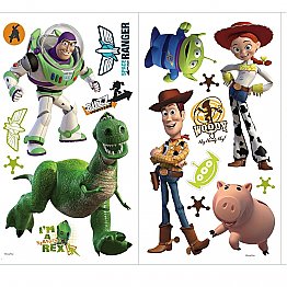TOY STORY 3 PEEL & STICK WALL DECALS - GLOW IN THE DARK