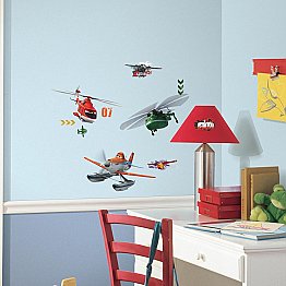 PLANES FIRE & RESCUE PEEL AND STICK WALL DECALS