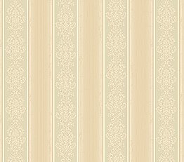 Eastport Beige Arabelle Stripe Wallpaper