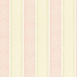 Eastport Pink Arabelle Stripe Wallpaper