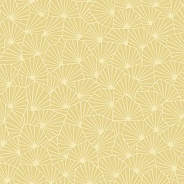 Blomma Yellow Geometric Wallpaper