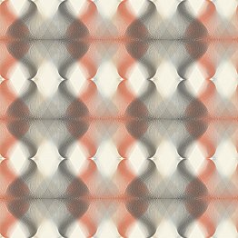 Hypnotic Wallpaper - Orange/Grey
