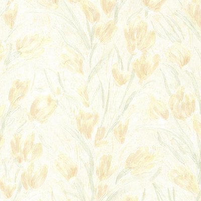 Jessamine Light Yellow Tulips Wallpaper