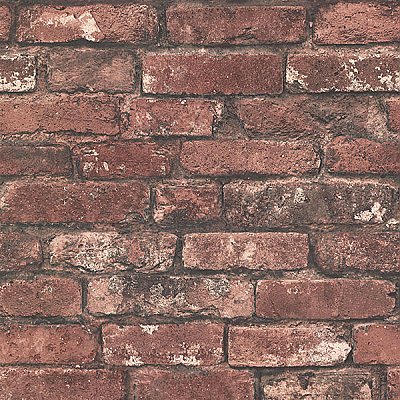 Brickwork Rust Exposed Brick Wallpaper