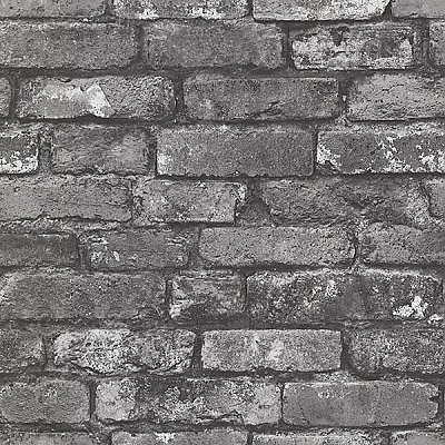 Brickwork Slate Exposed Brick Wallpaper