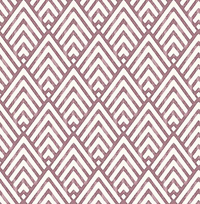Vertex Burgundy Diamond Geometric Wallpaper