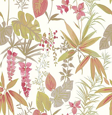 Descano Flower Pink Botanical Wallpaper