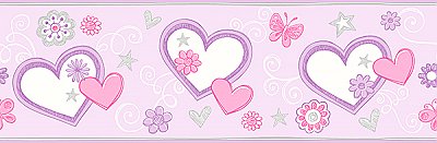 Heart Felt Doodle Lilac Border