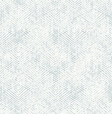 Tangent Teal Geometric Wallpaper