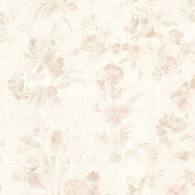 Miriam Peach Floral Wallpaper