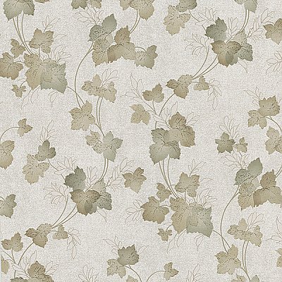 Palmate Brown Leaf Wallpaper
