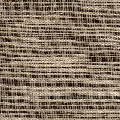 Taisen Brown Grasscloth Wallpaper