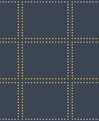 Gridlock Navy Geometric Wallpaper