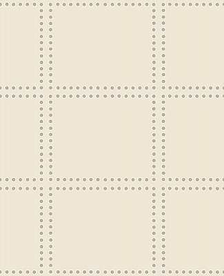 Gridlock Cream Geometric Wallpaper
