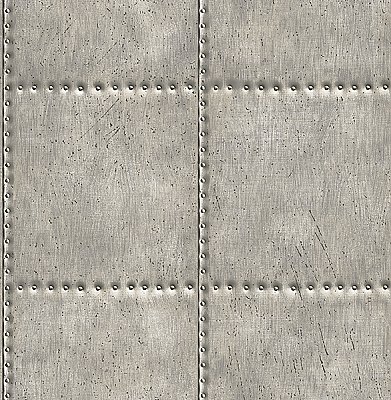Sheet Metal Silver Rivets Wallpaper