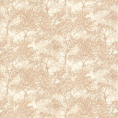 Lacey Taupe Vines Wallpaper