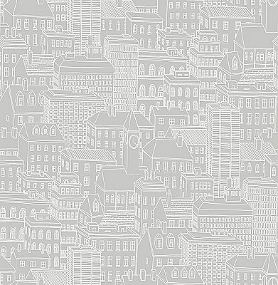 Limelight Grey City Wallpaper