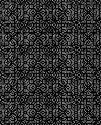 Element Black Mosaic Wallpaper