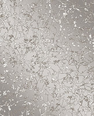 Palatine Grey Leaves Wallpaper