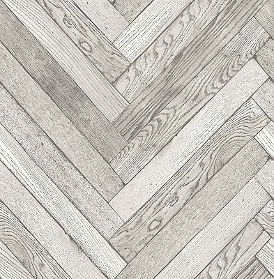 Altadena Light Grey Diagonal Wood Wallpaper