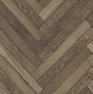 Altadena Brown Diagonal Wood Wallpaper