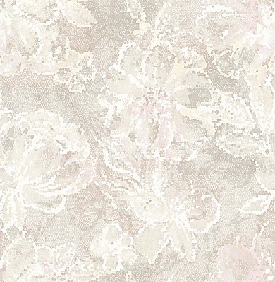 Allure Blush Floral Wallpaper
