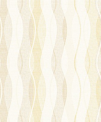 Jenner Light Yellow Wave Wallpaper