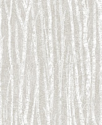 Toyon Taupe Birch Tree Wallpaper