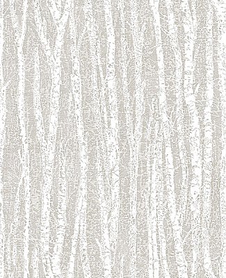 Flay Taupe Birch Tree Wallpaper