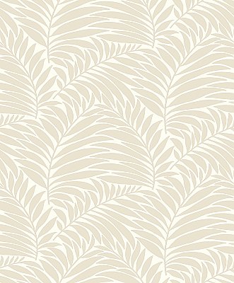 Myfair Cream Leaf Wallpaper