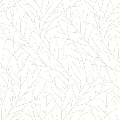 Branches Off-White Trees Wallpaper