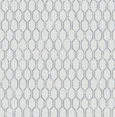 Elodie Light Grey Geometric Wallpaper