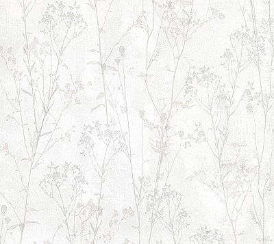 Cordelia Off-White Floral Silhouettes Wallpaper