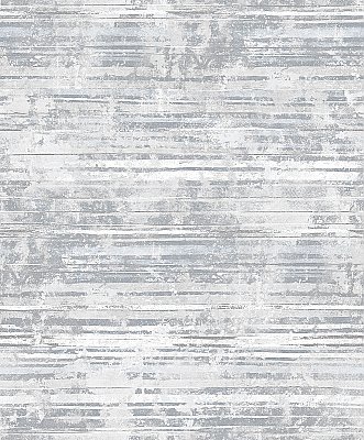 Makayla Grey Distressed Stripe Wallpaper