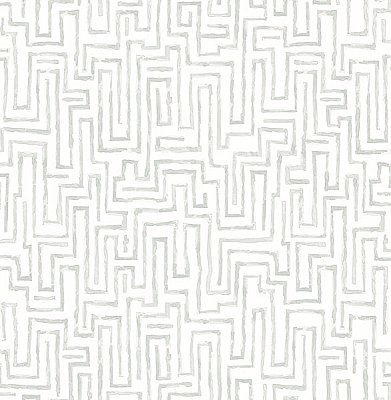 Ramble Grey Geometric Wallpaper
